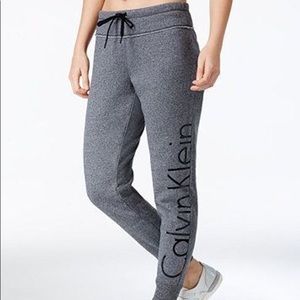 Calvin Klein Gray & Black Sweatpants